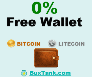 Free wallet for Bitcoin, Litecoin from buxtank.com